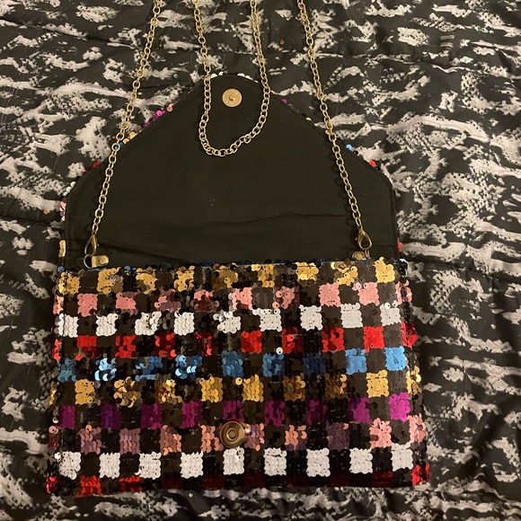 Hello 3 am multicolored medium size clutch - Picture 4 of 5